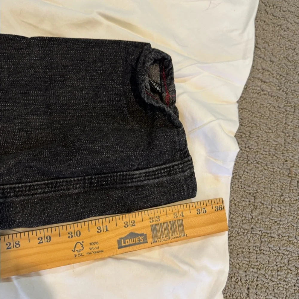 Men's LC King Black denim jeans 30x35 - Picture 4 of 5